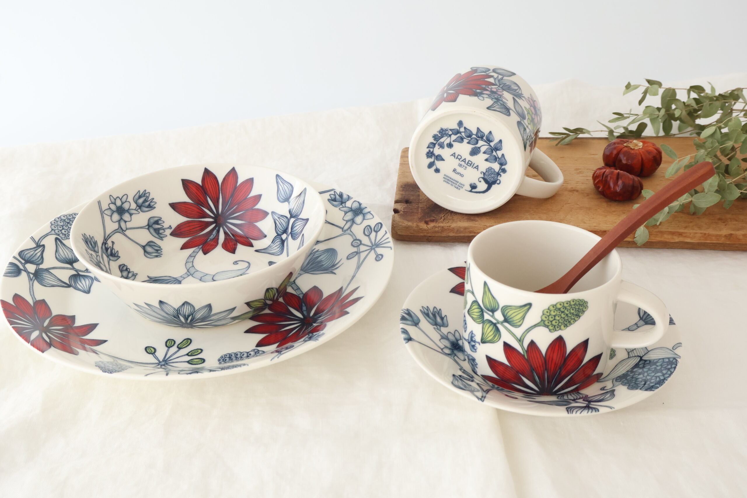 アラビア ルノ サマーレイ ボウル 復刻版 アラビア ルノ ボウル17cm サマーレイ / ARABIA Runo Summer Ray